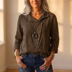 Hemd mit Kragen und Knopfleiste vorne