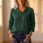 Camicia con colletto e bottoni sul davanti