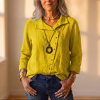 Camicia con colletto e bottoni sul davanti