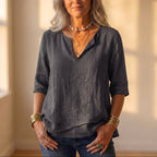 Top mit V-Ausschnitt